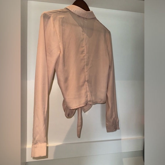 Missguided tie blouse - Picture 2 of 3